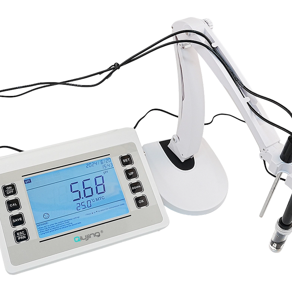 Qiujing – écran LED pratique, impression Bluetooth sans fil, stockage de masse intégré Durable, ph-mètre de table P901 