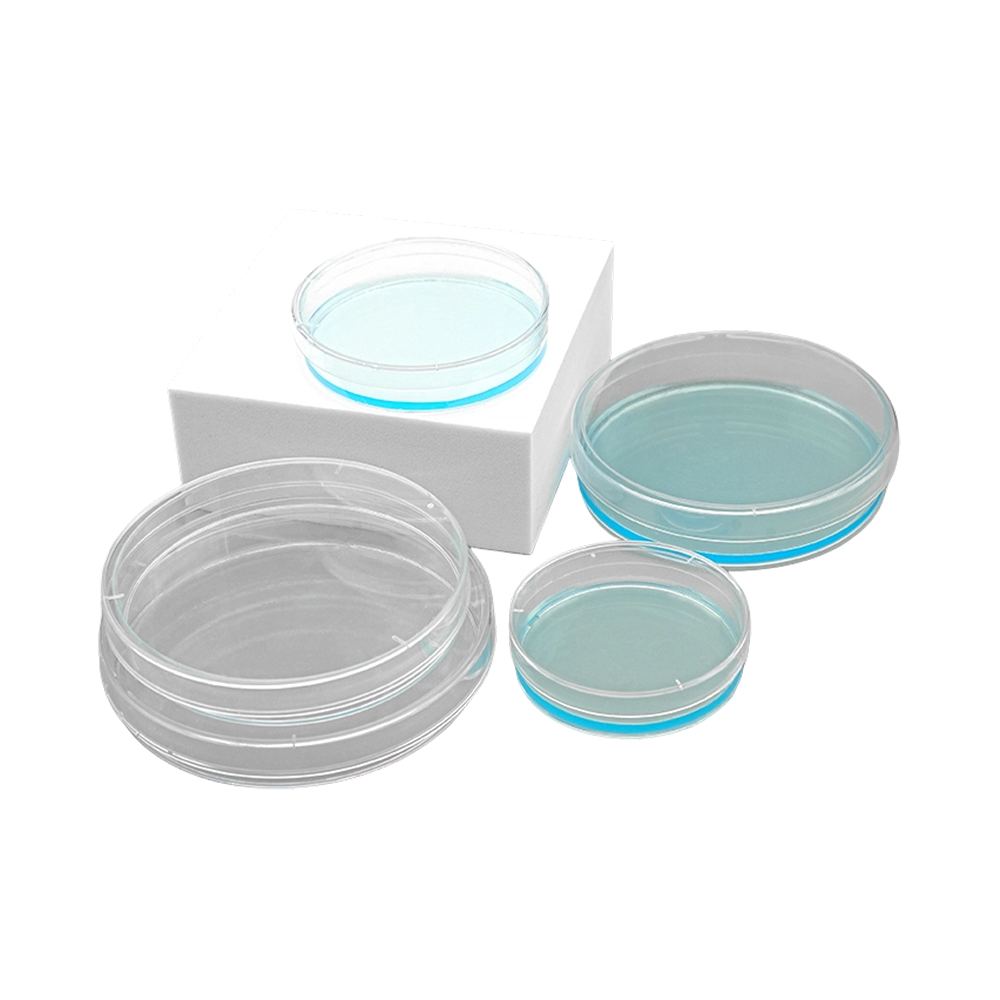 Boîte de Pétri de laboratoires de haute qualité de forme ronde de transparence élevée de Qiujing pour la culture de bactéries